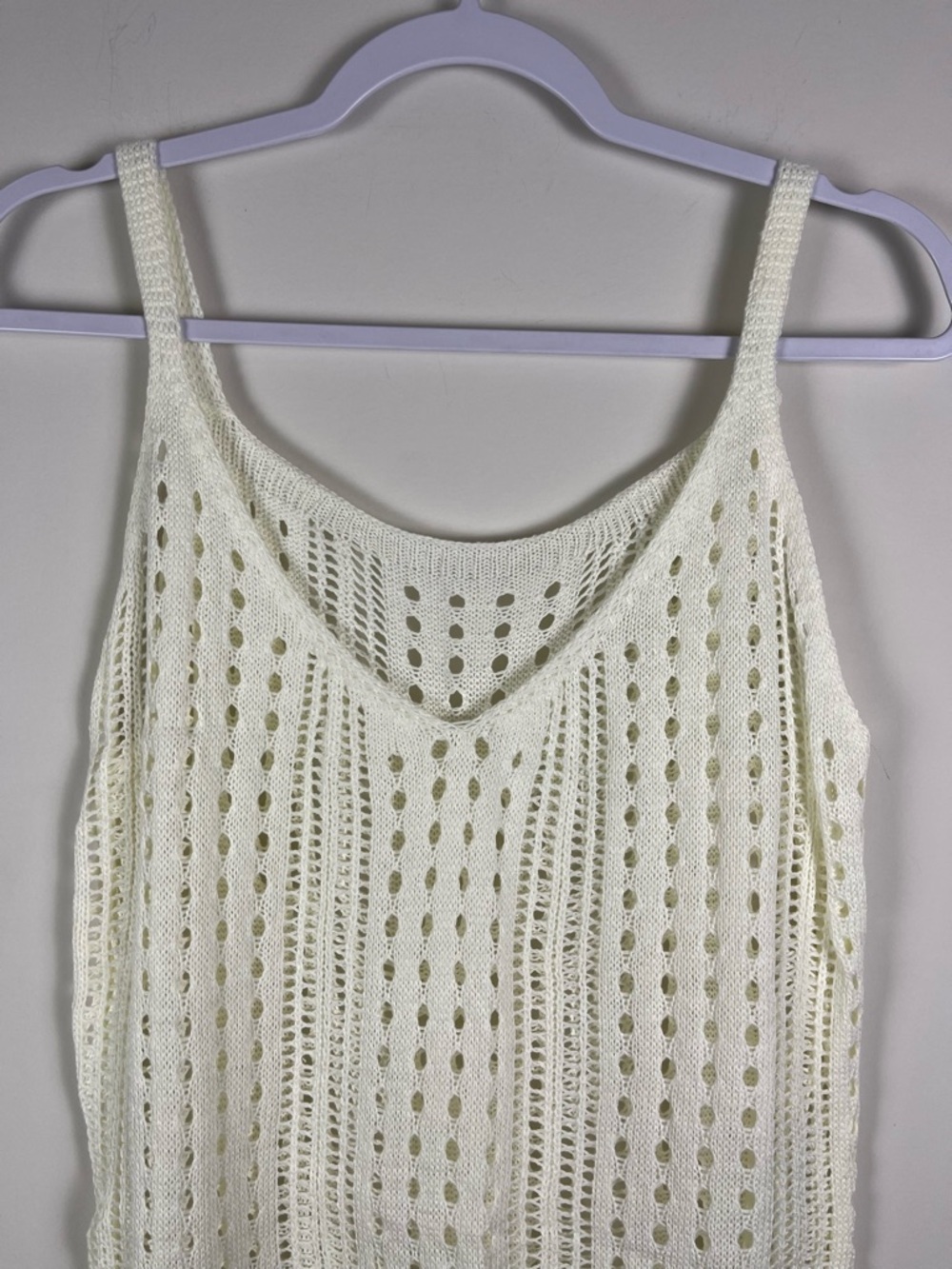 NIB Womens Swimsuit Cover-up Dress Crochet One Size Festival Beachy Boho - Picture 3 of 9